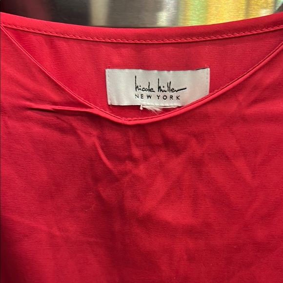 Nicole by Nicole Miller Red Spaghetti Strap‎ Slip Midi Dress - Picture 3 of 8